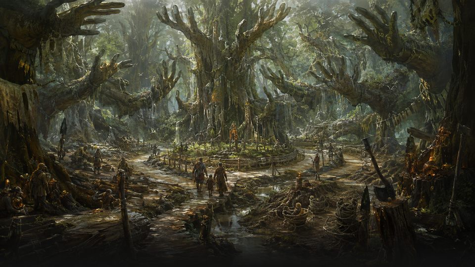 Un sendero del mundo de GrumKo